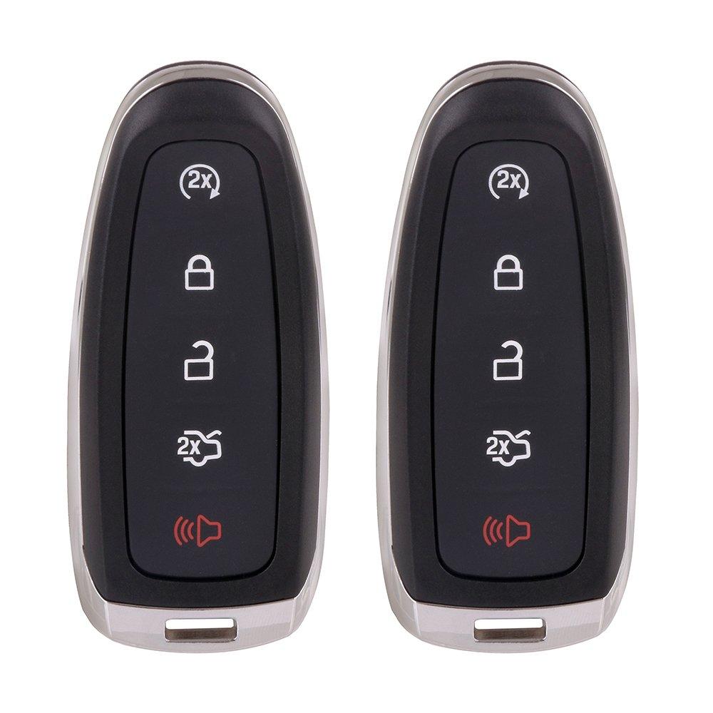  [AUSTRALIA] - SCITOO 2PCS Keyless Entry Remote Control Car Key Fob Shell Case 5 Buttons Replacement fit Lincoln/Ford Series M3N5WY8609