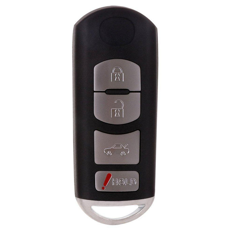  [AUSTRALIA] - SCITOO 1pc 4 Buttons Keyless Entry Remote Control Car Key Fob Shell CASE Replacement fit 2013-2017 Mazda 3 6 Series SKE13D-01 * 1 pc