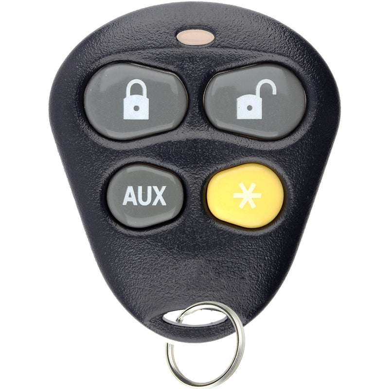KeylessOption Keyless Entry Remote Starter Car Key Fob Alarm For Aftermarket Viper Automate EZSDEI474V 474V Yellow Button - LeoForward Australia