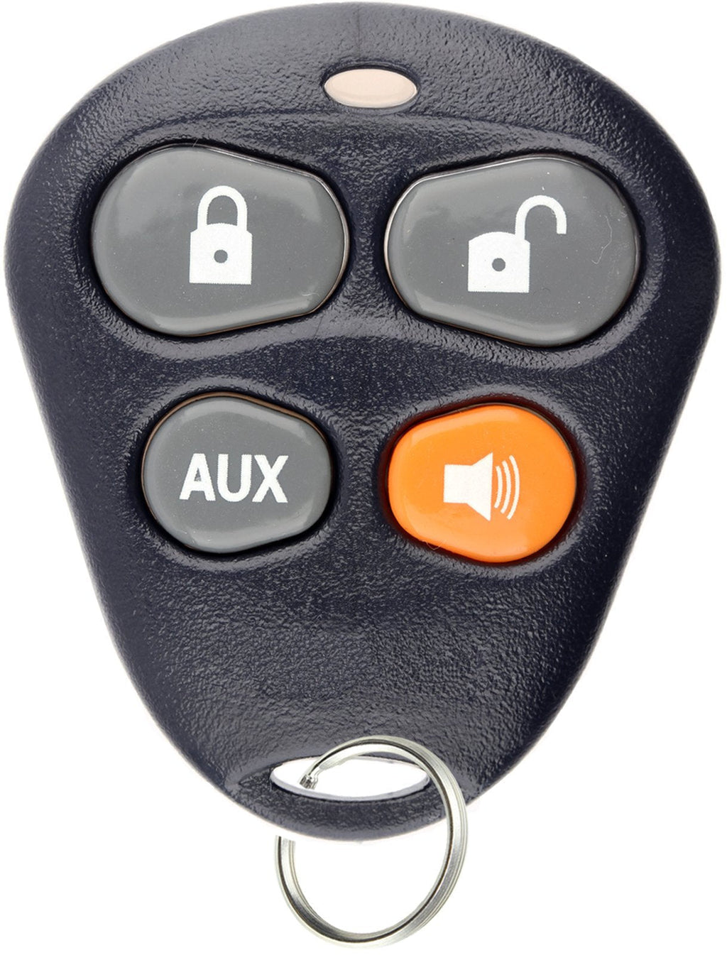  [AUSTRALIA] - KeylessOption Keyless Entry Remote Starter Car Key Fob Alarm For Aftermarket Viper Automate EZSDEI474V 474V Orange Button