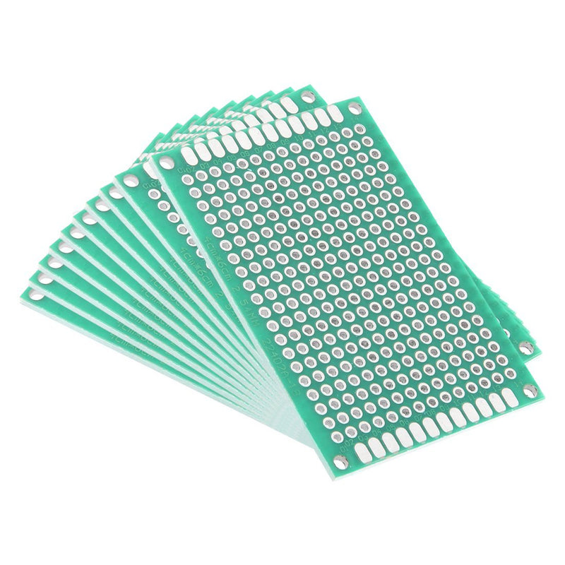  [AUSTRALIA] - uxcell 4x6cm Double Sided Universal Printed Circuit Board for DIY Soldering 10pcs