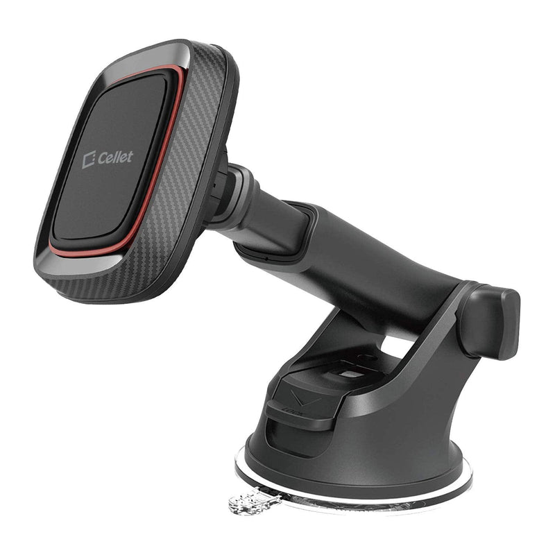 [AUSTRALIA] - RUIX Dashboard and Windshield Mount Universal Magnetic Car Smartphone Holder Compatible for Apple iPhones 14 Pro Max Plus 13 Samsung Galaxy Z Flip, Z Fold, Note, Google Pixels, Motorola Moto