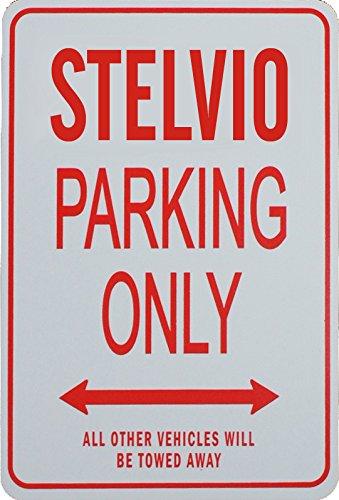 Stelvio Parking ONLY - Miniature Fun Parking Signs - LeoForward Australia