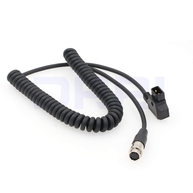  [AUSTRALIA] - DRRI Anton Bauer 12 Pin Hirose to D-Tap Power Cable for B4 2/3" Lens Fujinon Canon Dtap-12pin TTC