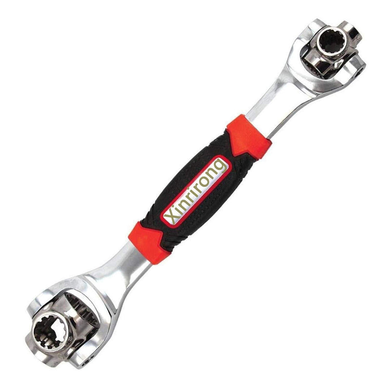  [AUSTRALIA] - Universal wrench 48 Tools In One Socket, Works with Spline Bolts, 6-12-Point, Torx, Square Damaged Bolts and Any Size Standard or Metric.Lord Of Wrench.socket wrench.universal wrench,Tiger Wrench