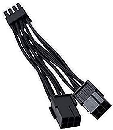  [AUSTRALIA] - BLUEXIN Dual 6-Pin Female to 8-Pin Male GPU Power Adapter Cable 0.65ft/20cm