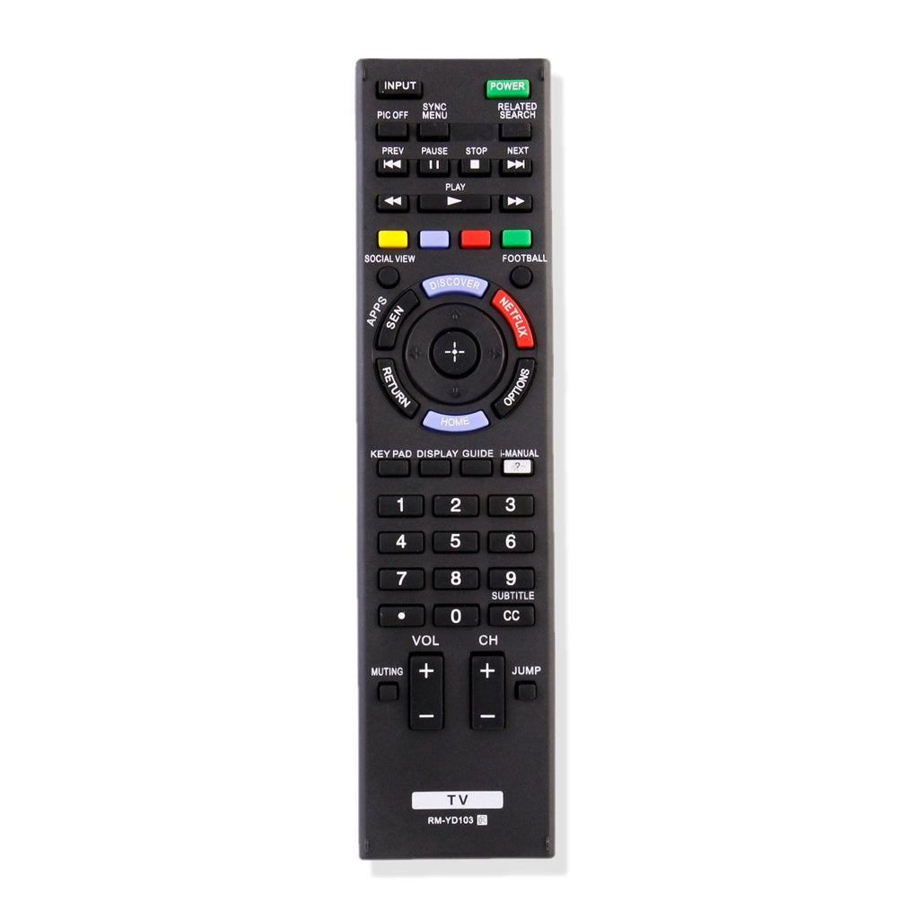New Remote Control RM-YD103 fits for Sony LCD HDTV TV KDL32W700B KDL-32W700B KDL40W580B KDL-40W580B KDL40W590B KDL-40W590B KDL40W600B KDL-40W600B KDL42W700B KDL-42W700B KDL48W580B KDL-48W580B KDL48W59 - LeoForward Australia