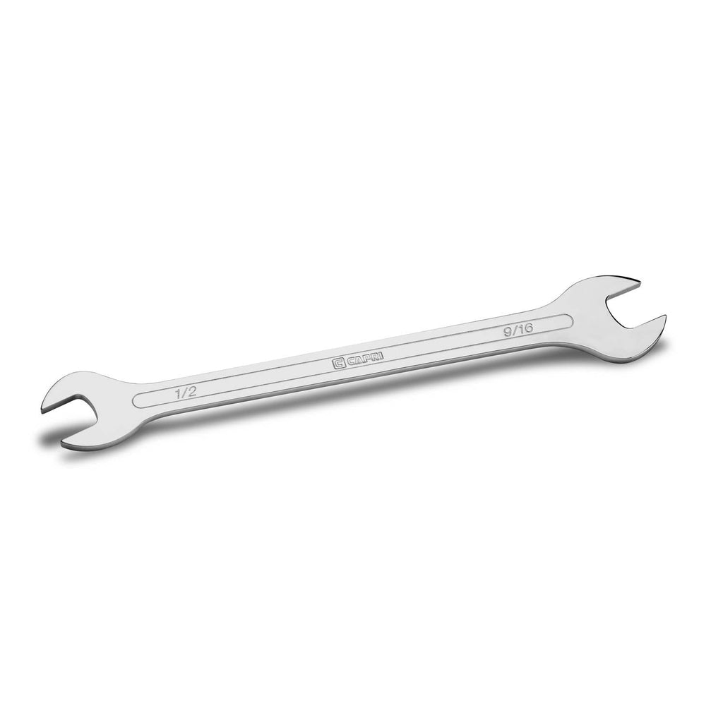  [AUSTRALIA] - Capri Tools 1/2 in. x 9/16 in. Super-Thin Open End Wrench, SAE 1/2 in x 9/16 in