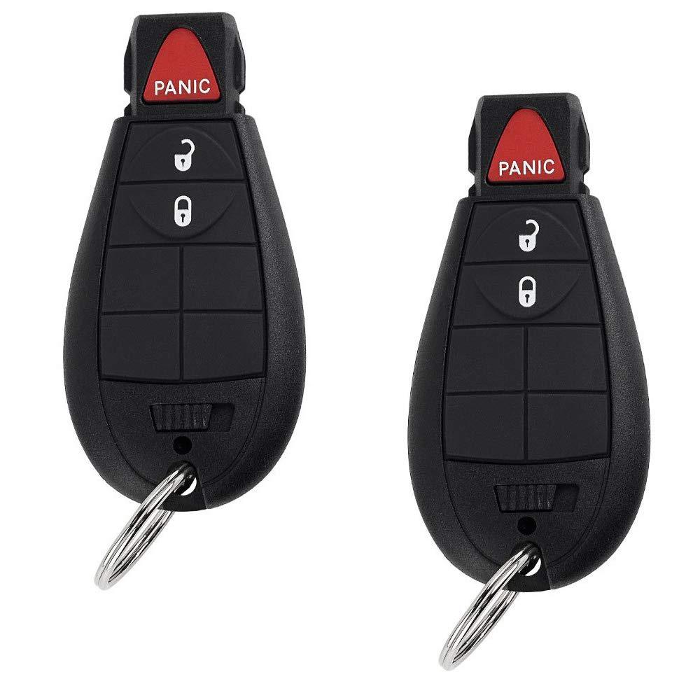  [AUSTRALIA] - BESTHA 2 RAM 3-Button FOBIK Key Fob Remote Replacement M3N5WY783X for Chrysler Town and Country,Dodge,Chrysler 300 keyless entry remote Starter FCC ID: IYZ-C01C, P/N: 56046638