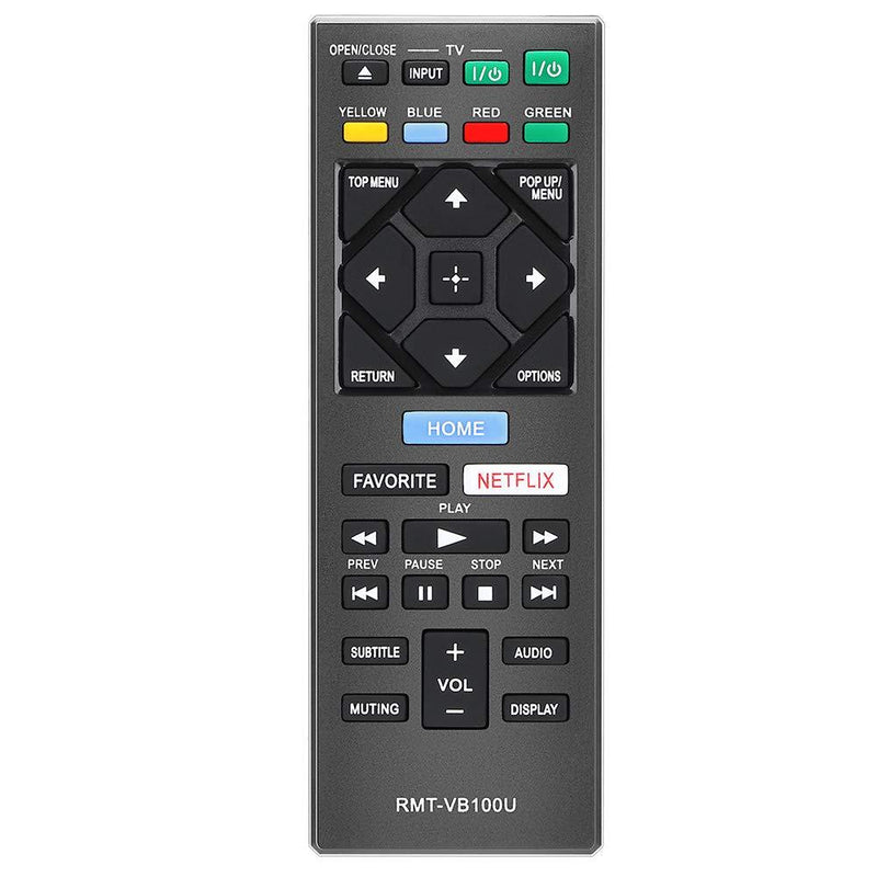 Gvirtue Blu Ray Remote Control Compatible Replacement for Sony RMT-VB100U Remote (DVD Player), Fit for BDP-S3500 BDP-S6500 BDP-S5500 BDP-S1500 BDP-BX650 BDP-BX350 - LeoForward Australia