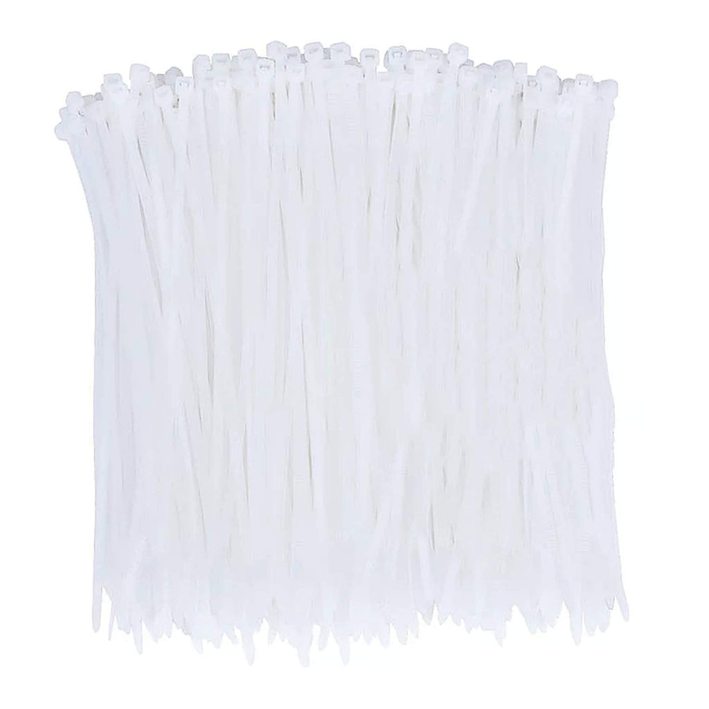  [AUSTRALIA] - Nylon Zip Ties (1000pcs) 3 Inch with Self Locking Cable Ties in White 3 Inch (1000pcs)