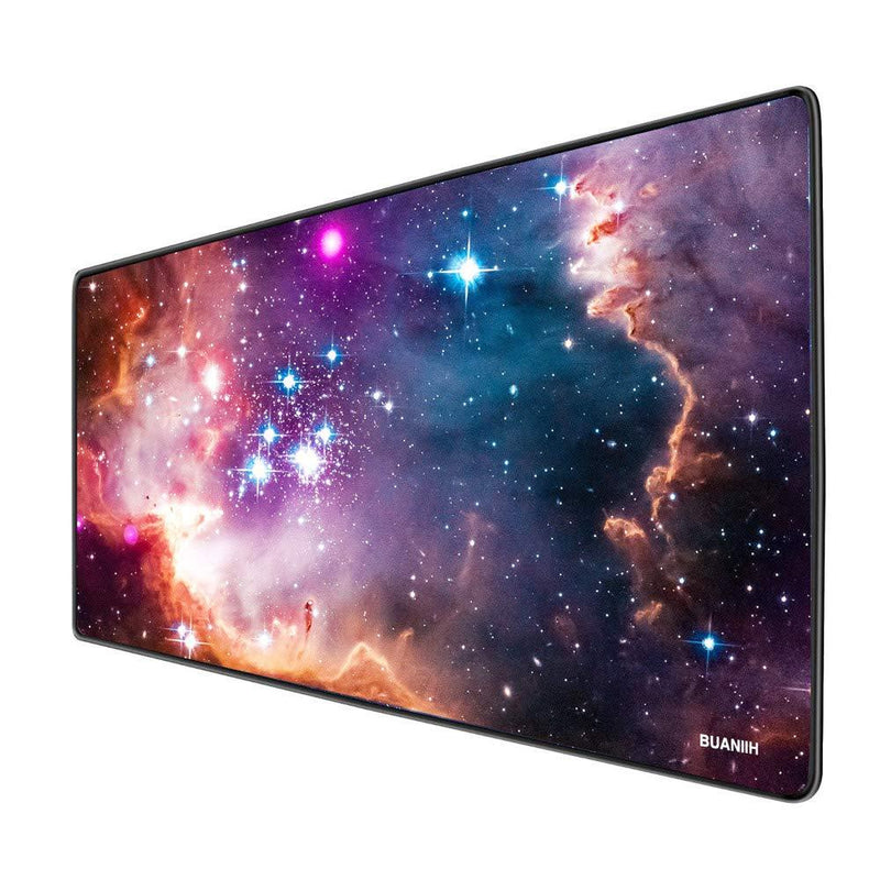 Galaxy Gaming Mouse Pad XL, Extended Large Mouse Mat Desk Pad, Stitched Edges Mousepad, Long Non-Slip Rubber Base Mice Pads (27.6"x11.8"x0.12") 300*700*3mm Galaxy - LeoForward Australia