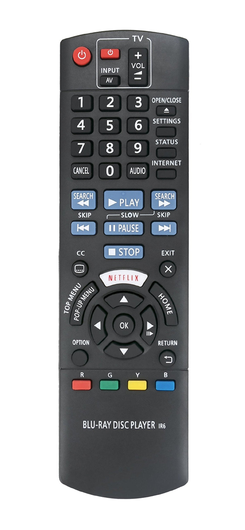 New N2QAYB001024 Replace Remote fit for Panasonic Blu-Ray Disc Player DMP-BD93 DMP-BD903 DMP-BDT271 DMP-BDT280 DMP-BD94 - LeoForward Australia