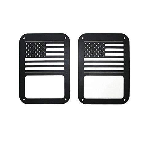  [AUSTRALIA] - US Flag Tail Light Covers Guards Protectors for 2007-2018 Jeep Wrangler JK Unlimited Accessories