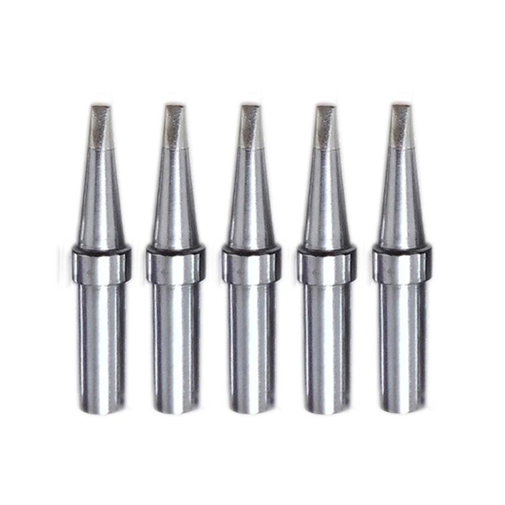  [AUSTRALIA] - ShineNow Quality Replacement tip 5pcs pack for WELLER WESD51 WES51 WE1010NA PES50 PES51 ET Tip Series (ETB) ETB 5PCS