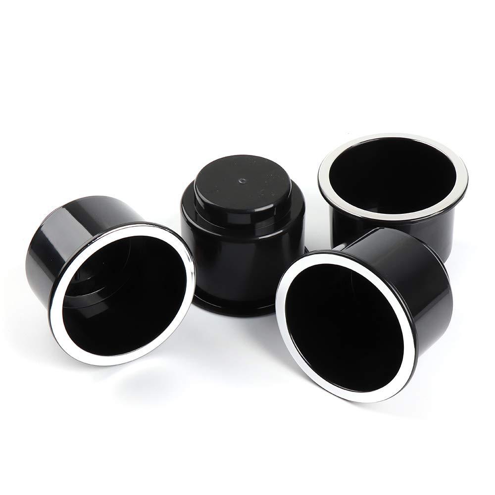  [AUSTRALIA] - JoyTutus 4pcs Recessed Cup Holders for Car Marine RV Boat Drop in Cup Holder, Up to 3.6’’ Large Water Bottles