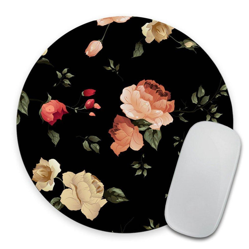 Autumn Mousepad Round Mouse pad Beautiful Design Floral Mouse pad Office PA-123 - LeoForward Australia