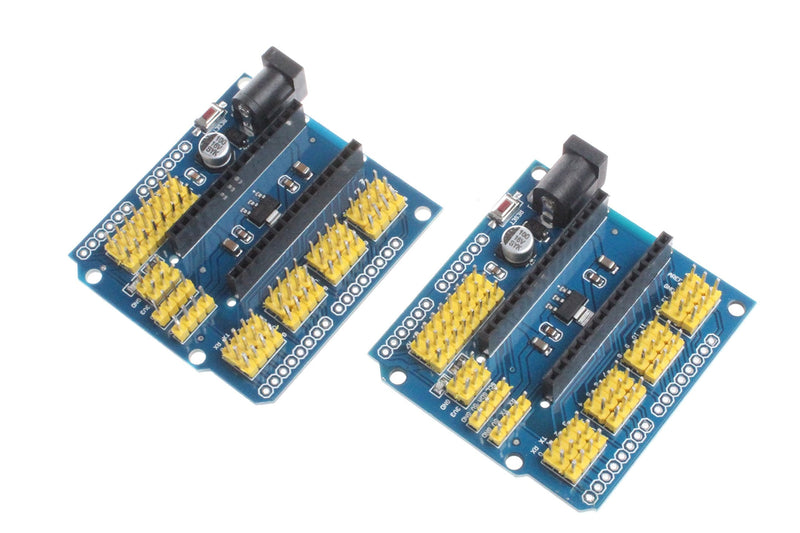 [AUSTRALIA] - NOYITO Nano I O Expansion Sensor Shield Module for UNO R3 Nano V3.0 (Pack of 2)