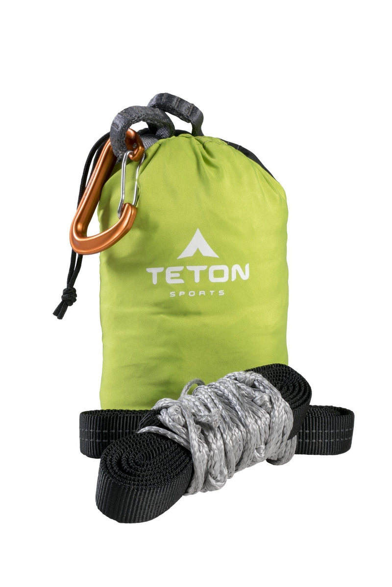  [AUSTRALIA] - TETON Sports Rover Rope Tree Sling; Quick and Easy Setup; Hammock Straps Fit All Backpacking Hammocks; Heavy-Duty, Looped Tree Sling Means No Messing with Knots While You’re Camping, Black