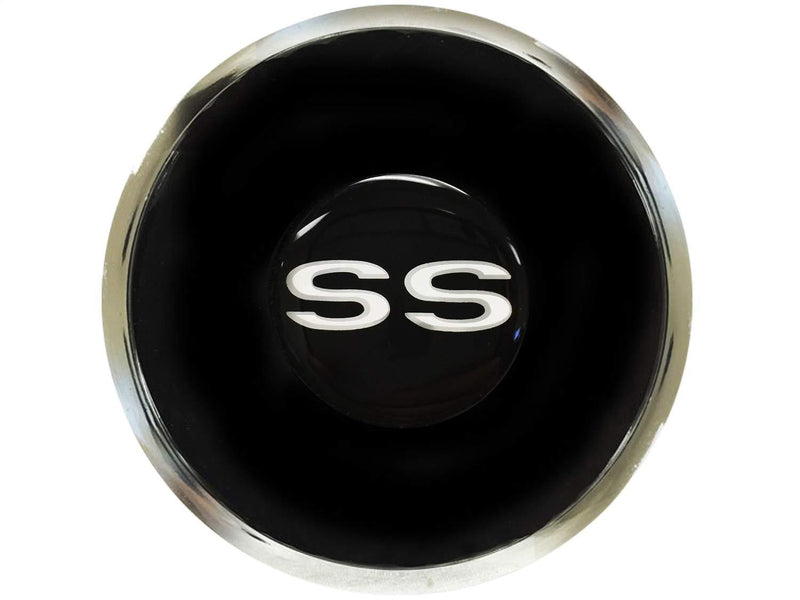  [AUSTRALIA] - Volante STE1030DLX Steering Wheel Horn Button-S6 Series (Deluxe); Chevy White SS Emblem
