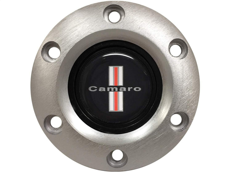  [AUSTRALIA] - Volante STE1024BRU Steering Wheel Horn Button-S6 Series (Brushed); Classic Camaro Emblem