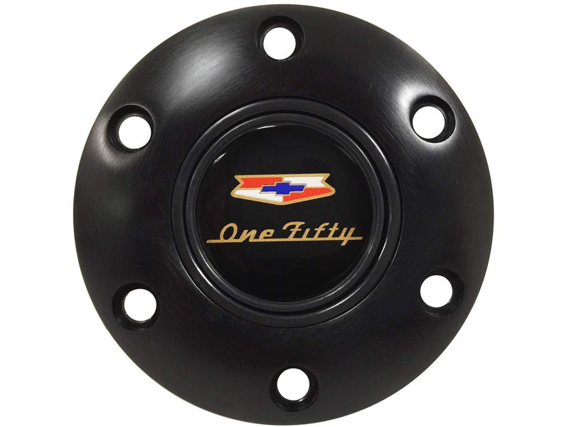  [AUSTRALIA] - Volante STE1038BLK Steering Wheel Horn Button-S6 Series (Black); Chevy One-Fifty Emblem