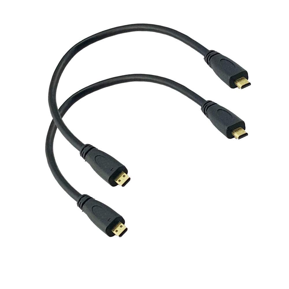 Seadream 2Pack Gold Plated High Speed Micro HDMI Extension Cable Micro HDMI Male to Micro HDMI Male Cable - LeoForward Australia