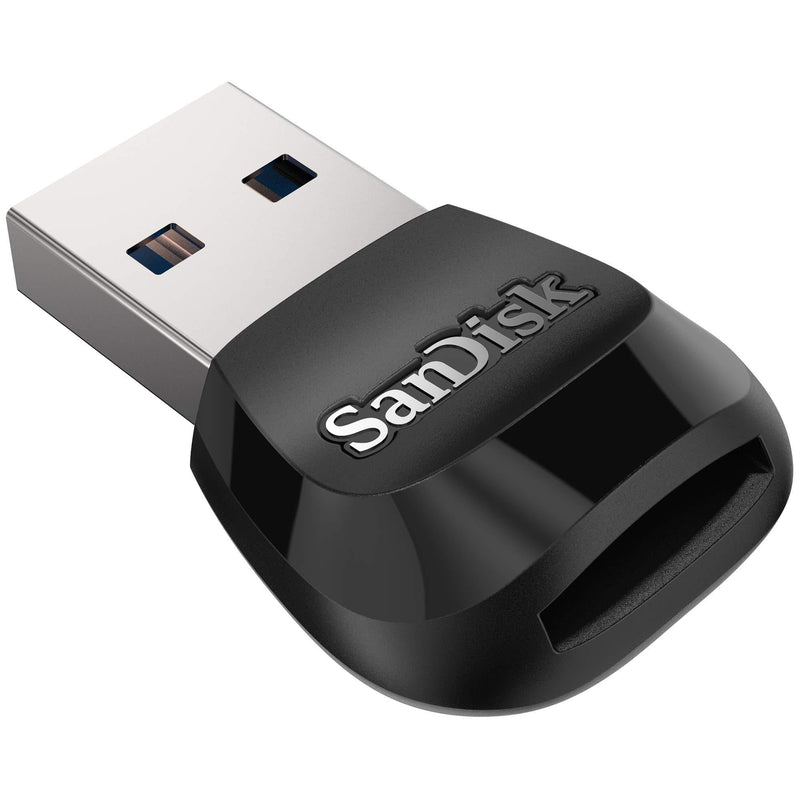 SanDisk - SDDR-B531-GN6NN MobileMate USB 3.0 microSD Card Reader - SDDR-B531-GN6NN Black Card Reader Only - LeoForward Australia