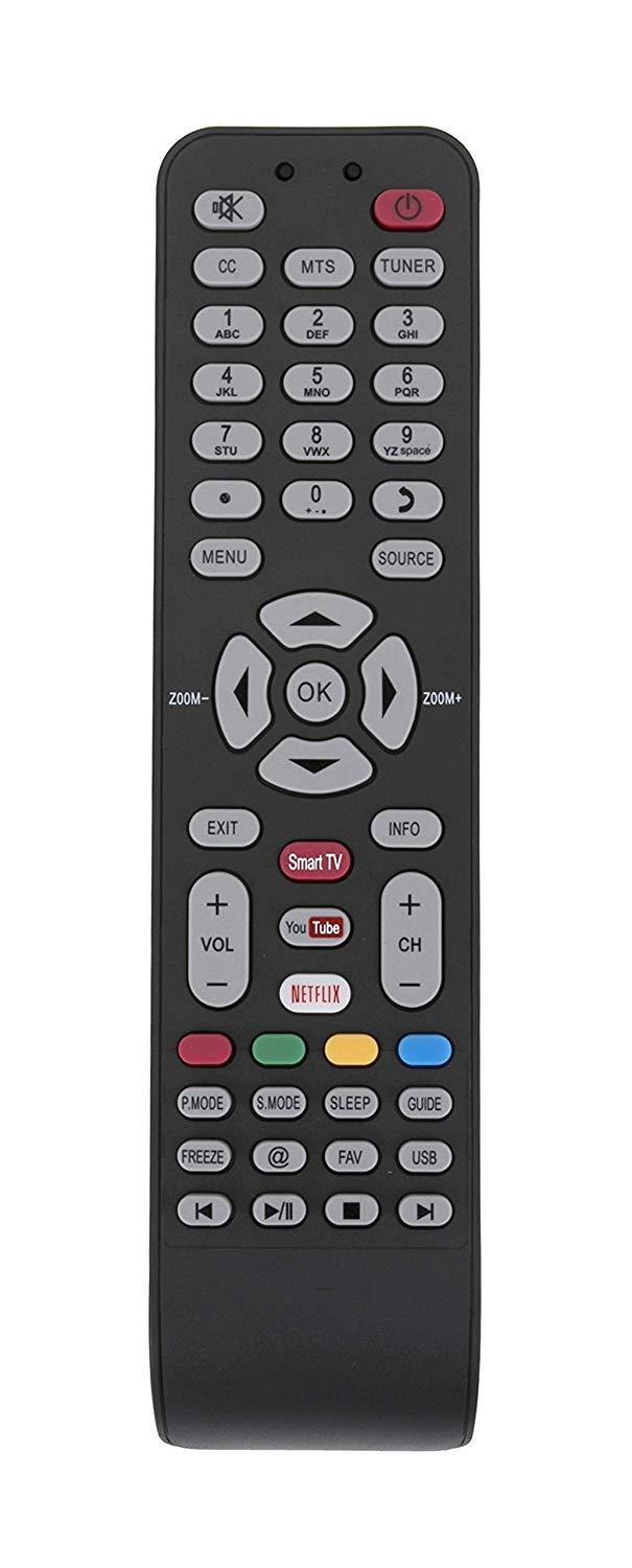 X490007 Replaced Remote Control fit for HITACHI LCD LED Smart TV LE32M4S9 LE48M4S9 LE43M4S9 with Netflix Keys - LeoForward Australia