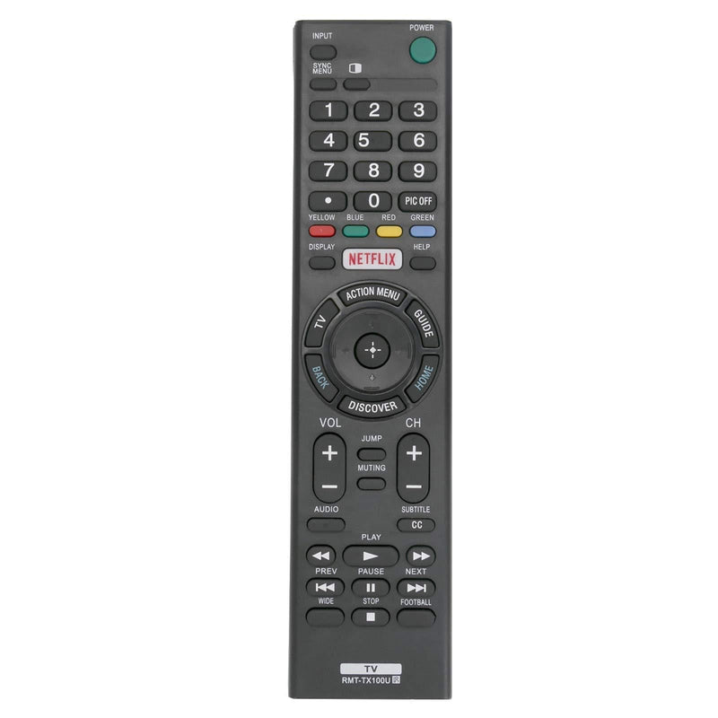 New RMT-TX100U Replace Remote Control RMTTX100U fit for Sony Bravia TV KDL-75W850C KDL-65W850C KDL-55W850C XBR-65X890C XBR-55X890C XBR-55X850C XBR-49X830C XBR-43X830C XBR-75X880C - LeoForward Australia