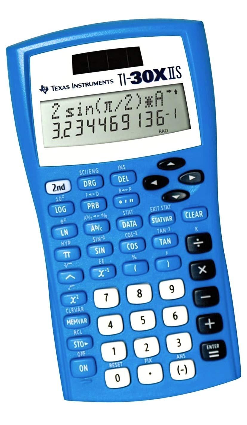  [AUSTRALIA] - Texas Instruments TI-30X IIS Scientific Calculator, Blue