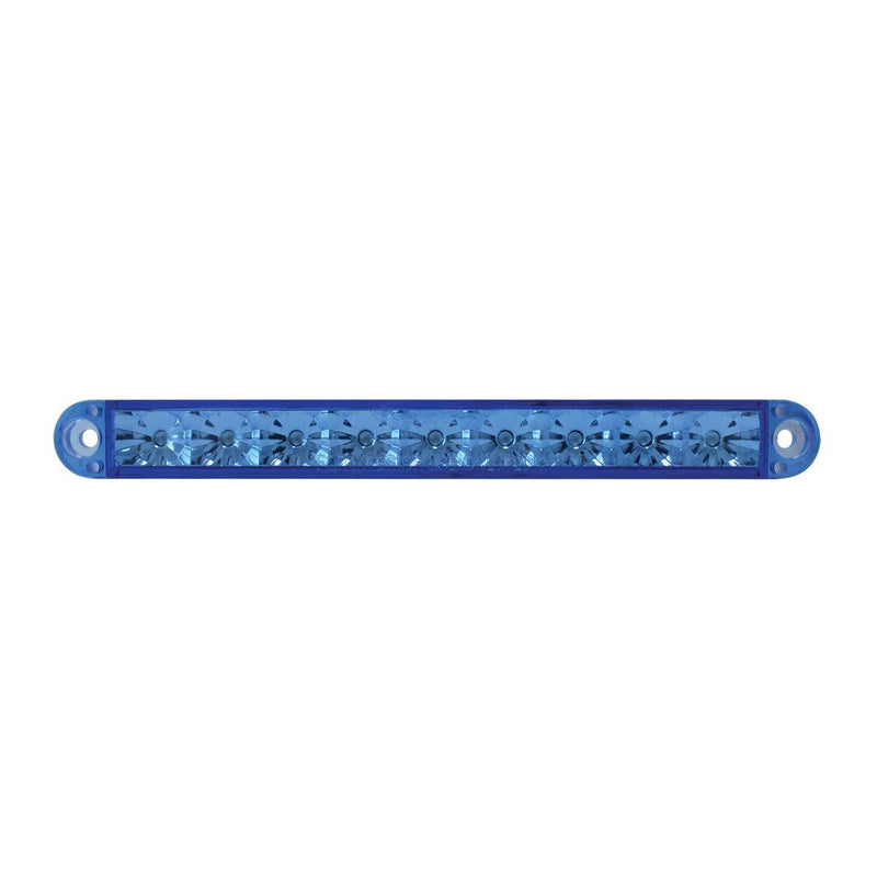  [AUSTRALIA] - GG Grand General 76145 Blue/Blue Light Bar (6-1/2" Flush Mount 9 LED, 3 Wires) Light Only
