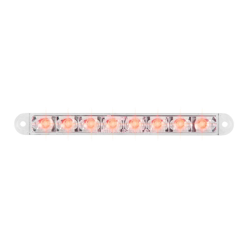 [AUSTRALIA] - GG Grand General 74763 Light Bar (6-1/2" Pearl Red/Clear 8LED, 3 Wires)