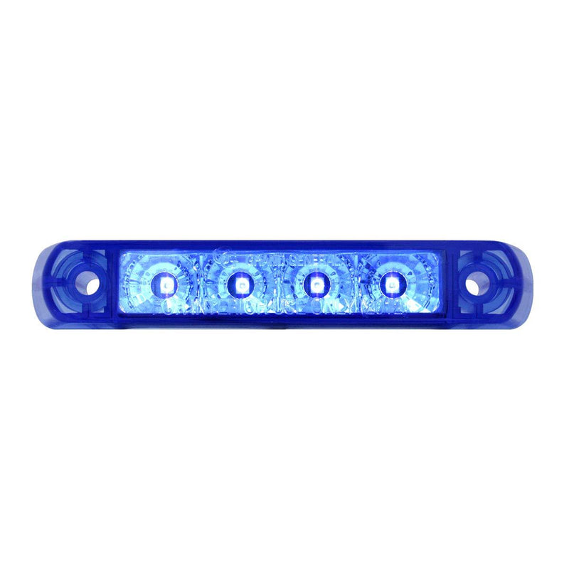  [AUSTRALIA] - GG Grand General 76085 Light Bar (4" Surface Mount Blue 4 LED, 3 Wires)