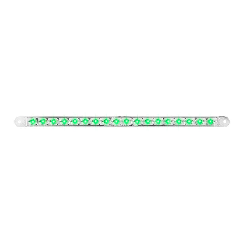  [AUSTRALIA] - GG Grand General 74788 Light Bar (12" Pearl Green/Clear 18LED, 3 Wires)