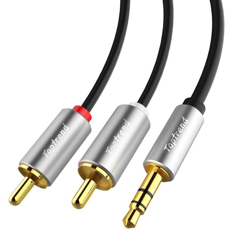 Toptrend 3.5mm Male to Male AUX Stereo Audio Cable, Stereo Audio Jack Cord (SAU04-10FT) - LeoForward Australia