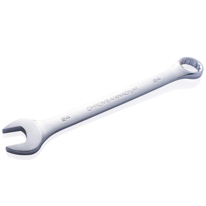  [AUSTRALIA] - Convy GJ-0012 Combination Wrench Chrome Vanadium Steel, Metric, 24 mm 24mm