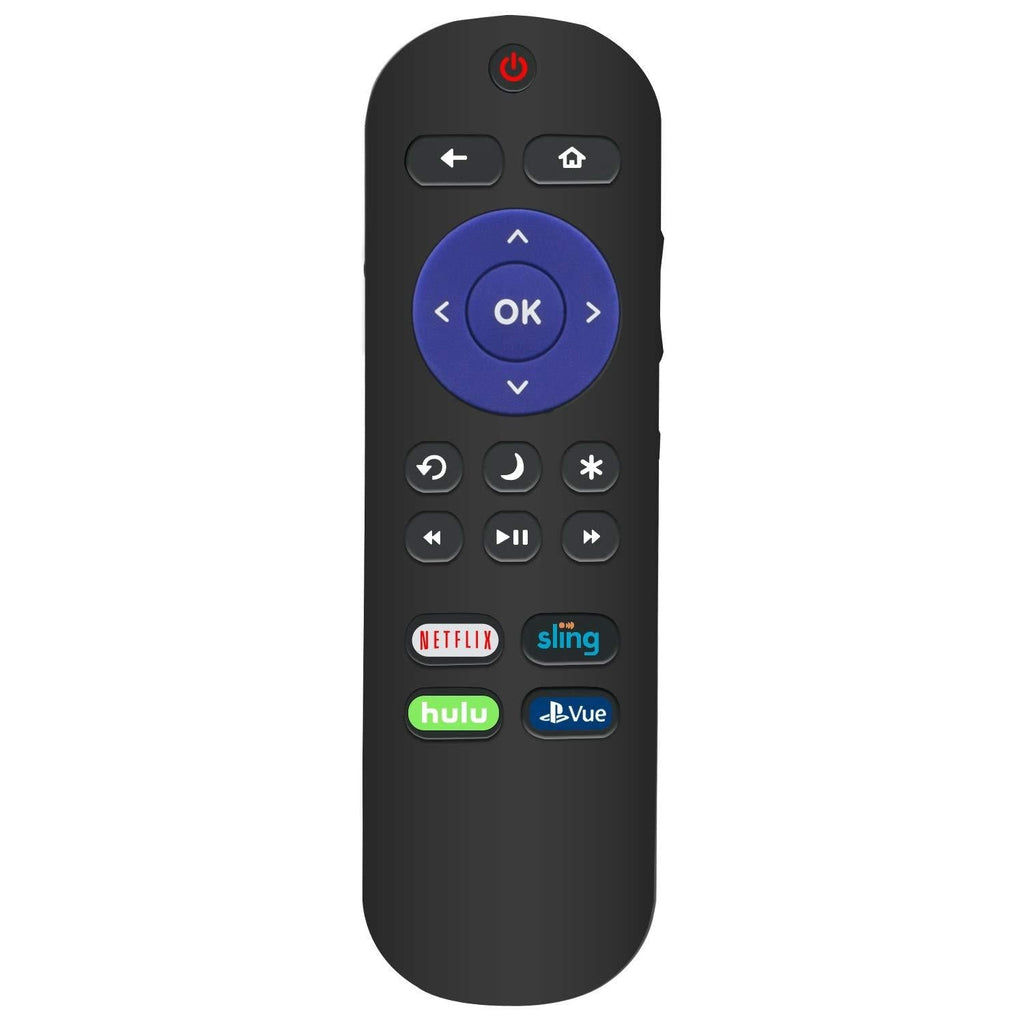 New Remote Control Replacement fit for Hitachi Roku TV with Netflix Hulu Sling Vue APP Key 43R80 49R80 55R80 65R80 49R81 55R81 60R70 49RH1 55RH1 32RC23 50RC6 - LeoForward Australia