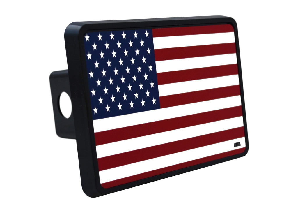  [AUSTRALIA] - Rogue River Tactical USA American Flag Trailer Hitch Cover Plug US Patriotic Old Glory