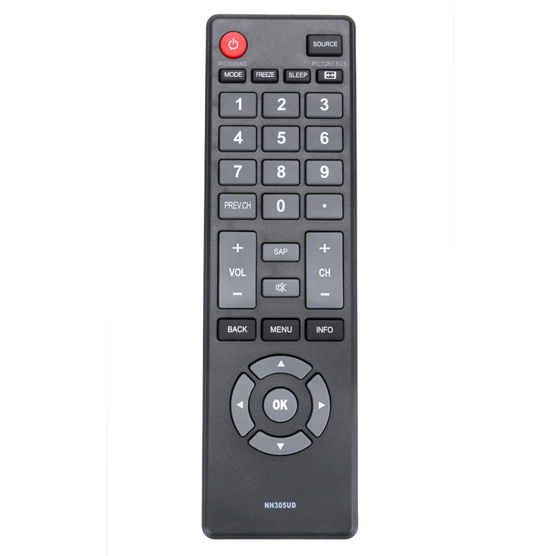 New NH305UD Remote Control Compatible with Emerson LCD TV HDTV LE240EM4 LE240EM4EN LE290EM4 LE290EM4F LE320EM4 LE391EM4 LF391EM4F LF402EM6 LF461EM4 LF501EM5 LF501EM5F LF501EM6F - LeoForward Australia