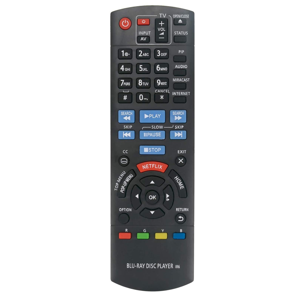 New N2QAYB000953 Replace Remote Control fit for Panasonic Blu-ray Bluray Blu Ray Disc Player IR6 DMP-BDT360 DMP-BDT361 DMP-BDT460 DMP-BDT460PS DMPBDT360 DMPBDT361 DMPBDT460 DMPBDT460PS - LeoForward Australia