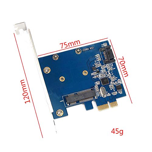 [AUSTRALIA] - PCI-E to mSATA SSD+SATA3 Combo Expansion Converter Adapter PCIe to SATAIII Card