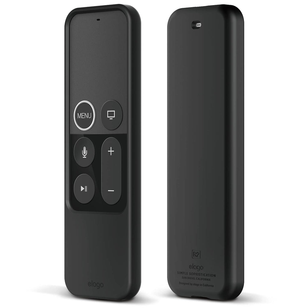 elago R2 Slim Case Compatible with Apple TV Siri Remote 1st Generation (Black) - Slim Design, Scratch-Free Silicone, Shock Absorption, Full Access Black - LeoForward Australia
