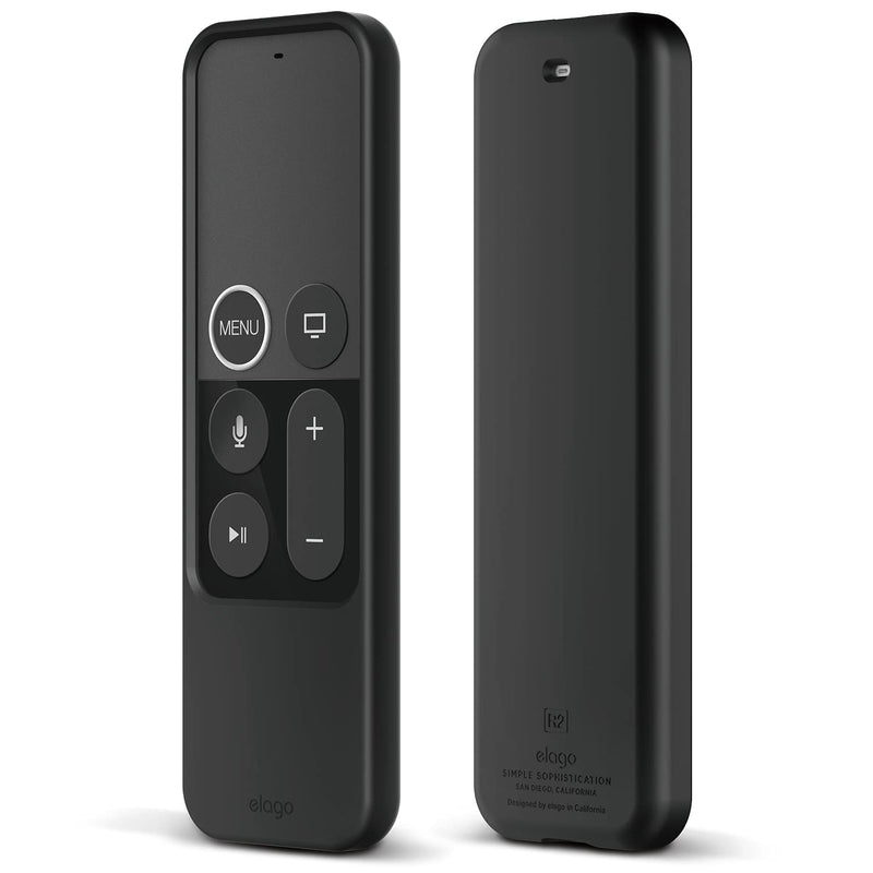 elago R2 Slim Case Compatible with Apple TV Siri Remote 1st Generation (Black) - Slim Design, Scratch-Free Silicone, Shock Absorption, Full Access Black - LeoForward Australia