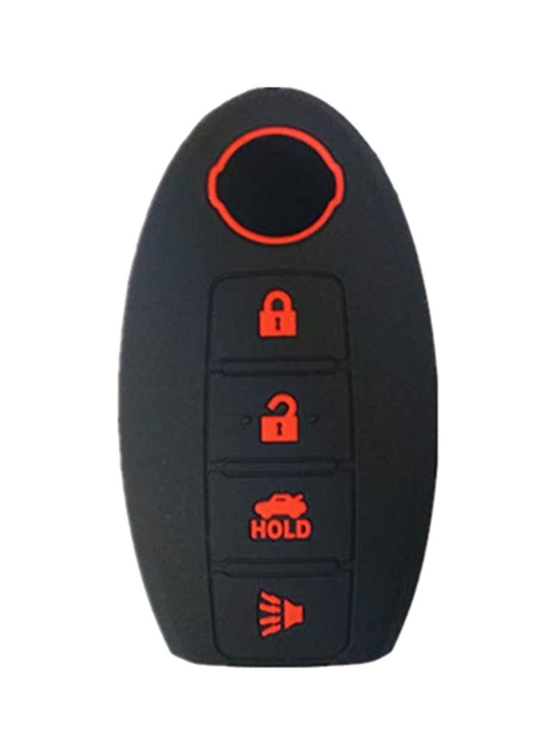  [AUSTRALIA] - KAWIHEN Silicone 4 buttons Keyless Entry Smart Remote Key Fob Cover Protector For Nissan 350Z 370Z Altima Armada GT-R Leaf Pathfinder Rogue Sentra Maxima Murano Versa CWTWB1U840 285E3-3SG0D