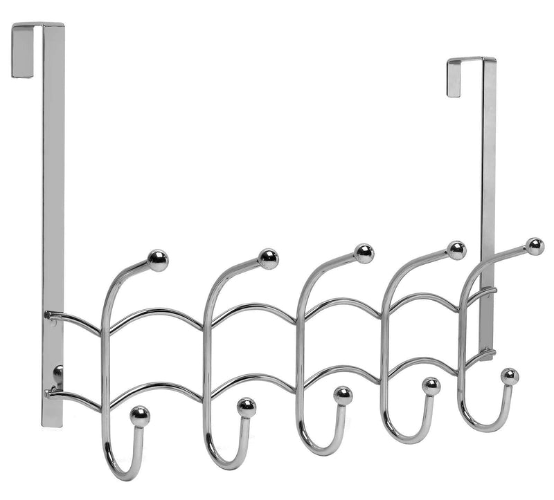 Galashield Over The Door Hooks, Stainless Steel Organizer Door Hanger Towel Rack (10 Hooks) - LeoForward Australia