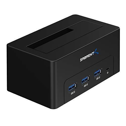 Sabrent USB 3.0 SATA/SSD 2.5" HDD Docking Station with 3 USB Ports (DS-U301) - LeoForward Australia