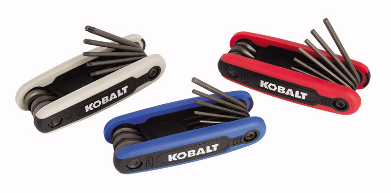 Kobalt 498862 25-Key Folding Hex Key Set, Inch/Metric/Torx 3-Pack - LeoForward Australia