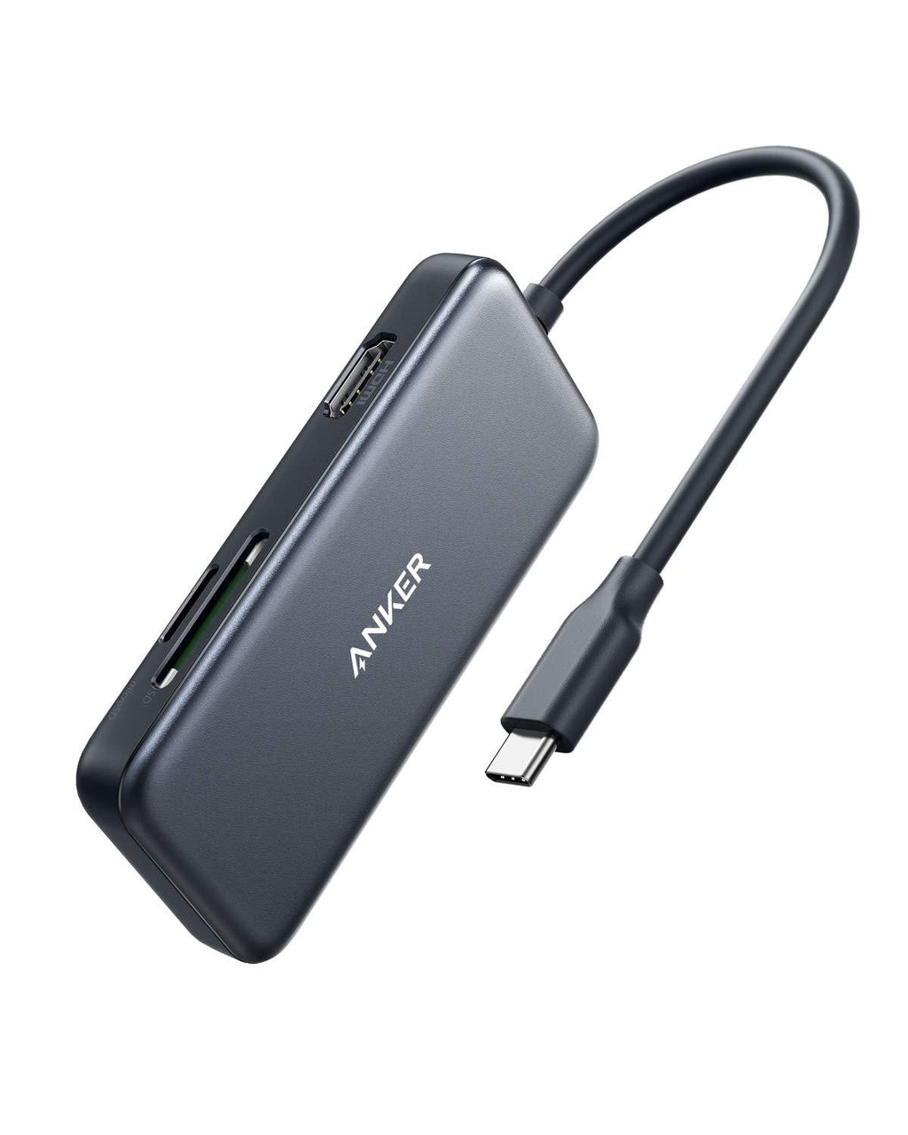  [AUSTRALIA] - Anker USB C Hub, 5-in-1 USB C Adapter, with 4K USB C to HDMI, SD and microSD Card Reader, 2 USB 3.0 Ports, for MacBook Pro 2020/2019/2018, iPad Pro 2020/2019, Pixelbook, XPS, and More