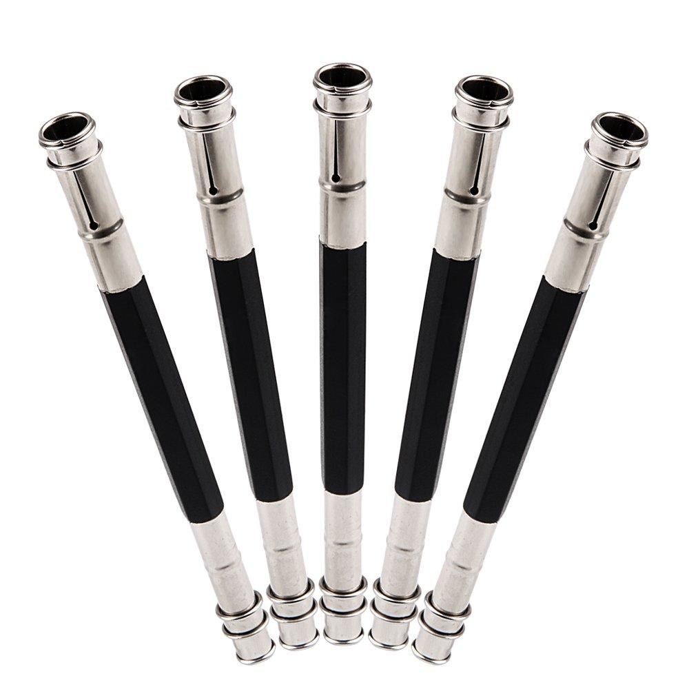 GTHER 5PCS Double Head Pencil Extender Holder Pencil Lengthener Tool Coupling Device for School Art Writing(Type B) Type B - LeoForward Australia